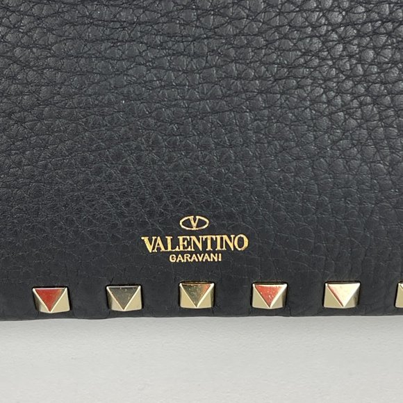 New Valentino Small Rockstud Grainy Calfskin Shoulder Bag - Picture 9 of 11